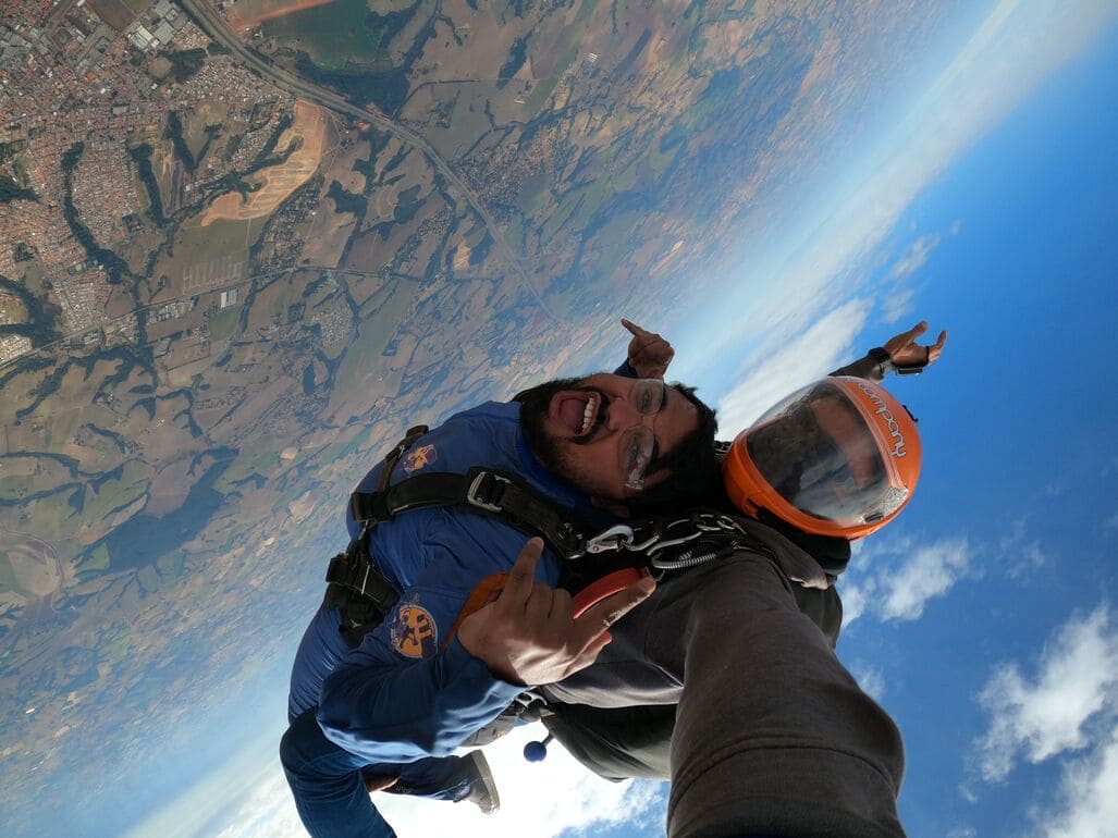 desculpas para salto de paraquedas