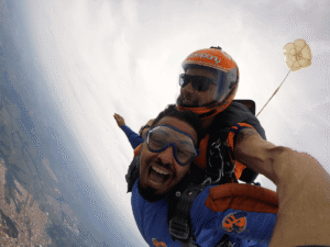 primeiro paraquedista do mundo