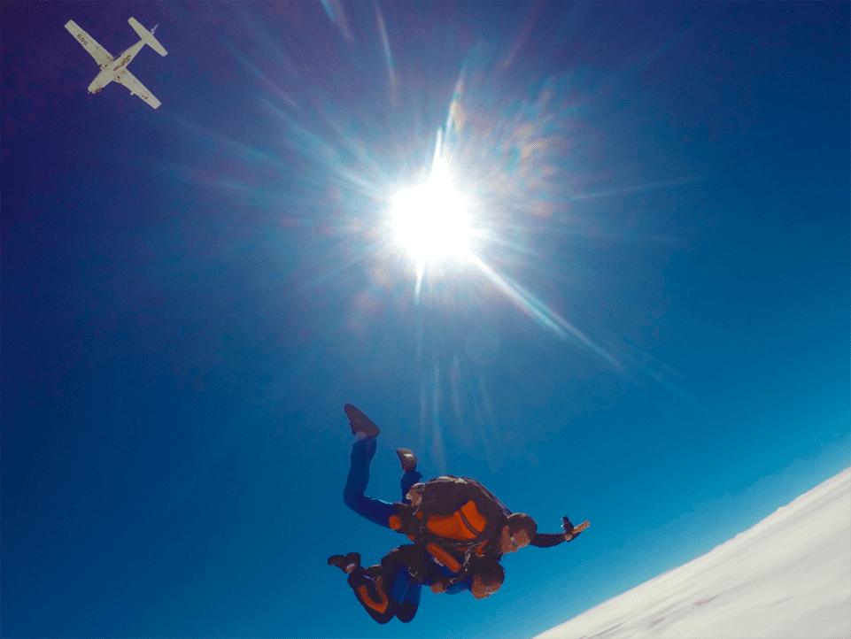 pular de paraquedas