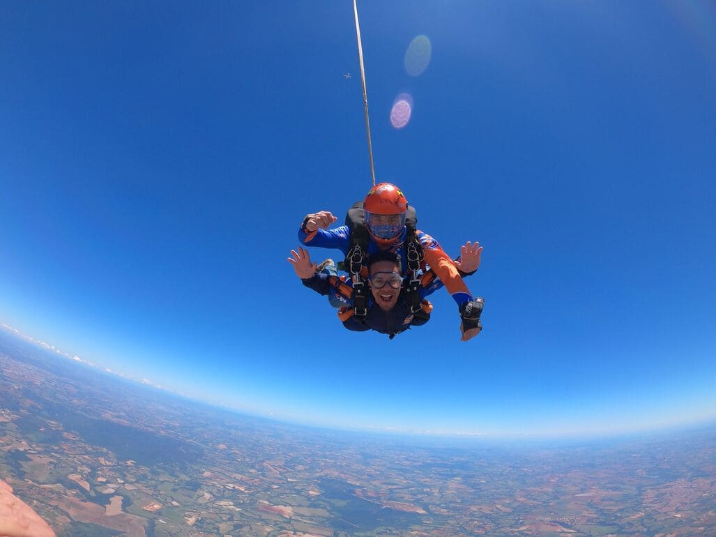 salto de paraquedas e desempenho fisico